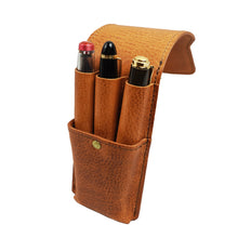 画像をギャラリービューアに読み込む, 万年筆ケース3本用蓋付き