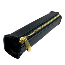 画像をギャラリービューアに読み込む, 【S-鉛筆サイズ210mm_8本_黒】ブラック STRUO ペンケース 革 細い 筆箱 スリム 栃木レザー 名入れ 箱型 コンパクト シンプル おしゃれ ブランド 高級 日本製 ビジネス レディース 中学生 高校生 大学生 社会人 大人 手作り タンニン鞣し ドログラペンケース 小さめ ペントレー くろ クロ kuro