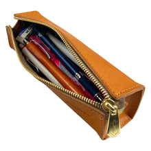 画像をギャラリービューアに読み込む, 【L-ペンサイズ190mm_15本】 STRUO ドログラ ペンケース 革 大容量 筆箱 栃木レザー 箱型 トレー式 おしゃれ 名入れ 入学祝い たくさん入る 高級感 日本製 ビジネス メンズ レディース 高校生 大学生 社会人 ギフト 自立 シンプル かわいい 学生 手作り シャープペンシル ボールペン ファスナー ジッパー BOX式 ボックスタイプ ペンポーチ