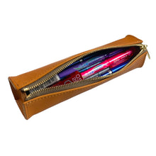 画像をギャラリービューアに読み込む, 【M-鉛筆サイズ210mm_12本】 STRUO ペンケース 革 大容量 筆箱  栃木レザー 箱型 トレー式 おしゃれ 名入れ 入学祝い たくさん入る 高級感 日本製 レザー ビジネス メンズ レディース 中学生 高校生 受験 入試 大学生 ギフト 自立 シンプル 学生 手作り タンニン鞣し ドログラペンケース 建築 設計 美術 えんぴつ デッサン 鉛筆ケース
