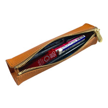 画像をギャラリービューアに読み込む, 【S-ペンサイズ190mm_8本】STRUO ペンケース 革 細い 筆箱 スリム 栃木レザー 名入れ 箱型 コンパクト シンプル おしゃれ ブランド 高級感 日本製 ビジネス レディース 高校生 大学生 社会人 ギフト ミニマル 学生 大人 就職祝い 手作り タンニン鞣し レザー ドログラペンケース 小さめ