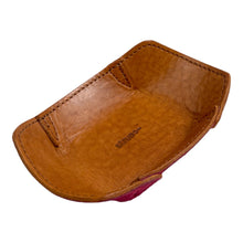 画像をギャラリービューアに読み込む, STRUO | トレー 革 トレイ インクボトル置き 小型 おしゃれ スタッキング 可能 ブランド 名入れ 高級 シンプル 小さめ 手作り 国産レザー エイジング 文房具 ギフト デスク 鍵 小物置き ミニトレー SSサイズ