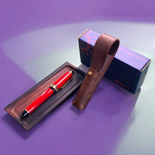 画像をギャラリービューアに読み込む, 【LLサイズ_20mm_1本蓋付き_黒色】STRUO 万年筆 ペンケース 1本 革 黒 ブラック black 大型 万年筆ケース 1本差し 高級 イタリアンレザー 特太軸 一本差し pilot パイロット カスタムURUSHI 30号 ウルシ 漆 エボナイト ペンケース ブランド ビジネス 革製 日本製 手作り クロ くろ kuro メンズ レディース 胸ポケット ビジネススーツ 一本用 デルタ万年筆 ドルチェビータ オーバーサイズ