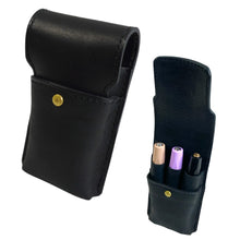 画像をギャラリービューアに読み込む, 【Kaweco_SM_ショートサイズ_13mm_3本蓋付き】STRUO | 万年筆 ペンケース 革 3本 カヴェコ スポーツ用 3本差し 仕切り 1本ずつ イタリアンレザー AMAZONIA 小型 コンパクト ポケットサイズ 胸ポケット 文具 ギフト 手作り