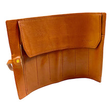 画像をギャラリービューアに読み込む, 【高さ180mm】STRUO | 万年筆 ケース 革 6本 ロール ペンケース 6本用 栃木レザー オイルバケッタ 植物タンニン鞣し 巻物 万年筆入れ ハンドメイド コンパクト 誕生日祝い 日本製 エイジング