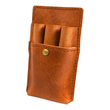 画像をギャラリービューアに読み込む, 【Kaweco_SM_ショートサイズ_13mm_3本蓋無し】STRUO | 万年筆 ペンケース 革 3本 カヴェコ スポーツ用 3本差し 仕切り 一本ずつ 蓋なし イタリアンレザー AMAZONIA 小型 コンパクト ポケットペンケース 胸ポケット ミニサイズ 文房具 ギフト