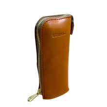 画像をギャラリービューアに読み込む, 【M-高さ170mm_12本】STRUO | 立てる ペンケース 革 大容量 名入れ コンパクト スタンドペンケース 栃木レザー 筆箱 ブランド おしゃれ シンプル 高級 メンズ レディース 学生 ビジネス 立つペンケース 自立 女性 ギフト ボールペン シャープペンシンプル ショートサイズ