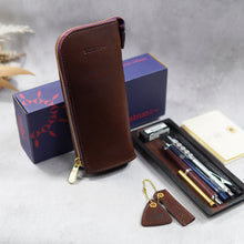 画像をギャラリービューアに読み込む, 【L-高さ192mm_15本】STRUO 立てるペンケース 革 大容量 筆箱 ブランド 栃木レザー 高級 スタンドペンケース おしゃれ 立つ ペンケース 名入れ Lサイズ ヌメ革 ご入学祝い 就職祝い ビジネスメンズ レディース 中学生 高校生 大学生 受験 入試 文房具 ギフト 自立 ペン立て 縦型 シンプル かわいい おすすめ えんぴつ センター試験 共通テスト