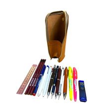 画像をギャラリービューアに読み込む, 【M-高さ192mm_12本】STRUO | 立てる ペンケース 革 大容量 名入れ スタンドペンケース 栃木レザー ブランド おしゃれ シンプル 高級 メンズ レディース 中学生 高校生 大学生 筆箱 ビジネス 立つペンケース 自立 中学生 高校生 大学生 男子 女子 入学祝い 進級祝い 卒業祝い 名入れ ギフト ハンドメイド エイジング
