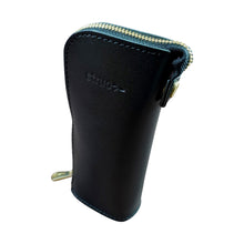 画像をギャラリービューアに読み込む, 【M-高さ170mm_12本_黒色】STRUO | 立てる ペンケース 革 黒 ブラック BLACK 大容量 名入れ コンパクト スタンドペンケース 栃木レザー 筆箱 ブランド おしゃれ シンプル 高級 メンズ レディース 学生 ビジネス 立つペンケース 自立 女性 ギフト ボールペン シャープペンシンプル ショートサイズ kuro クロ くろ