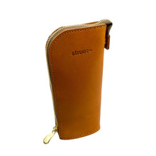 画像をギャラリービューアに読み込む, 立てるペンケース 革 STRUO スタンドペンケース 栃木レザー