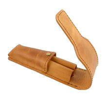 画像をギャラリービューアに読み込む, 【Mサイズ_15mm_2本蓋付き】STRUO 万年筆 ケース 革 2本用 ペンケース ブランド 2本差し 仕切り 1本ずつ ペリカン M800 イタリアンレザー AMAZONIA モンブラン 146 手作り 15mm ビジネス スーツ 内ポケット 高級 筆記具 メンズ レディース ギフト 名入れ おすすめ